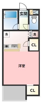 セザンヌ飯村 Aの間取り写真