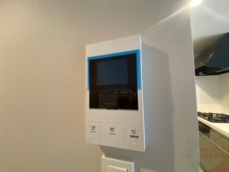 セキュリティ　インターホンで来客確認ができます。安心ですね。