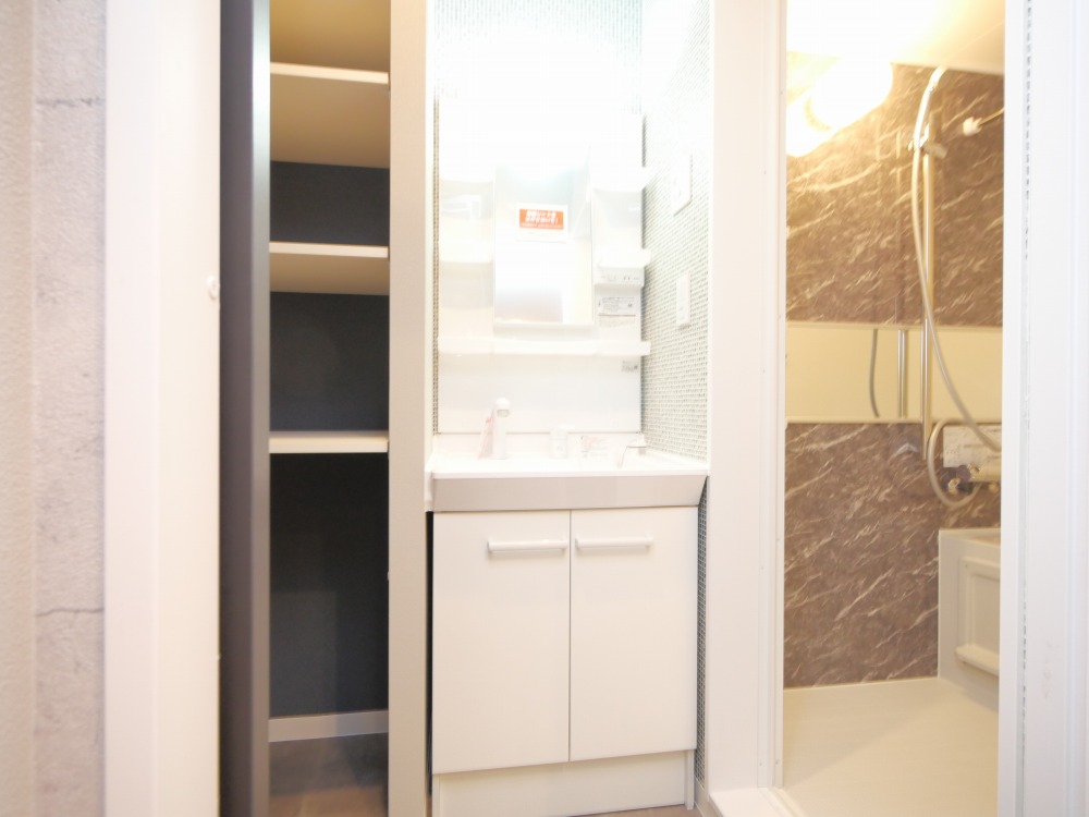 洗面設備　シャワードレッサー付きです！