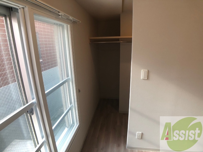 収納　クローゼットがありました。お洋服や荷物はここへ