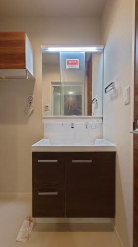 洗面設備　洗面所です