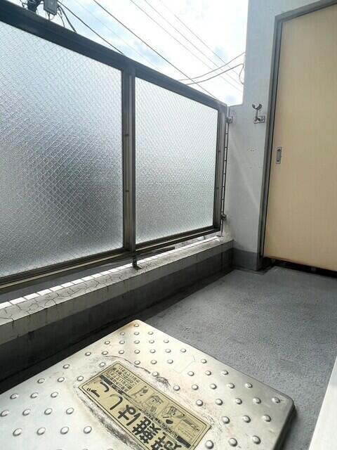 バルコニー　広々としたバルコニーです