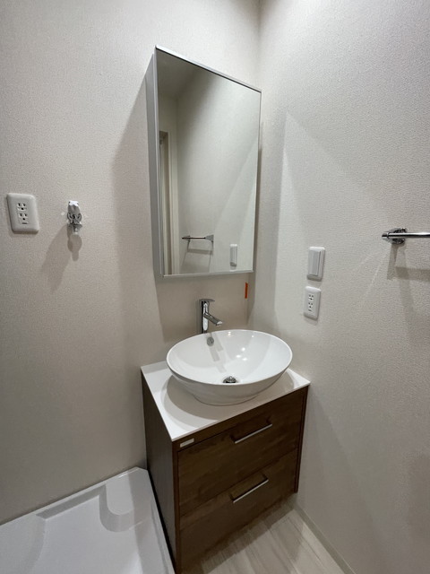 洗面設備　同メーカー施工例