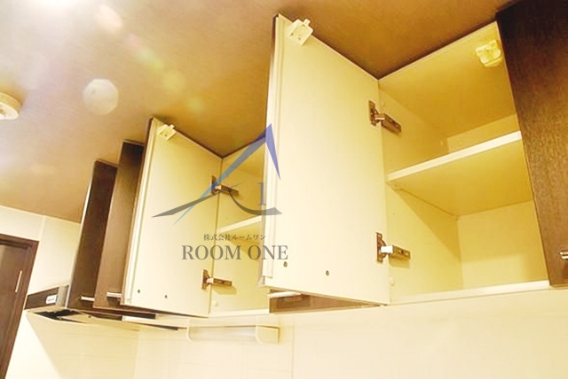 収納　キッチン上部収納です。