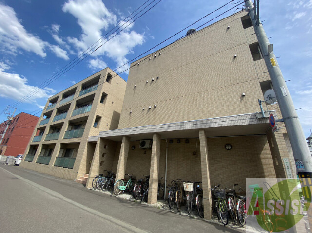 建物外観　札幌市北区新琴似八条「アルモニー麻生」