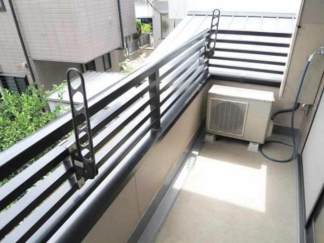 バルコニー　バルコニースペースはこんな感じです！