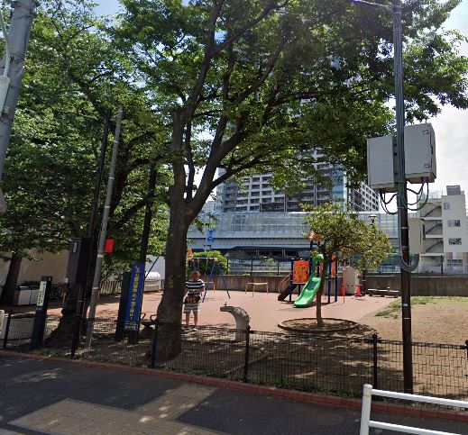 公園　勝どき四丁目児童遊園（公園）まで599m