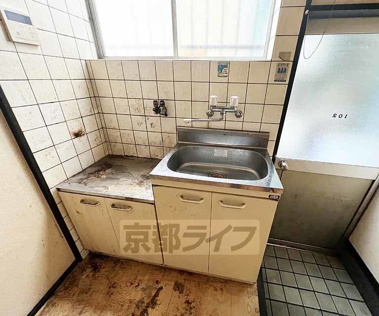 キッチン　２口コンロが置けるキッチン