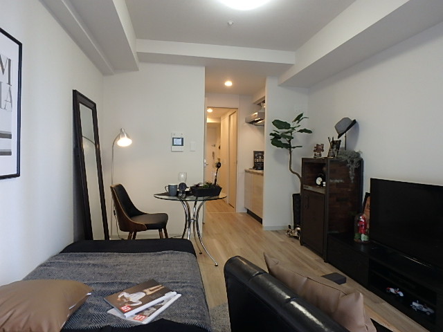 居室・リビング　モデルルームの為実際には家具家電は付きません