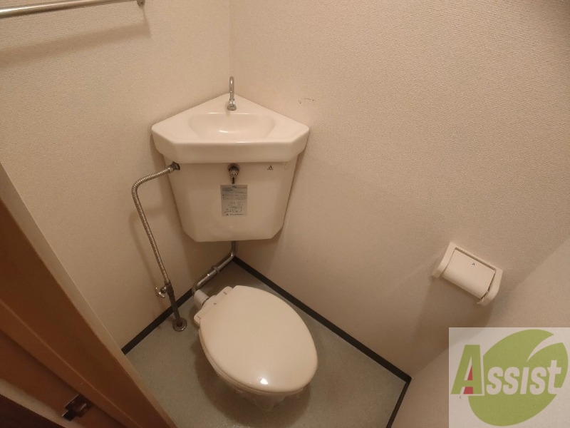 トイレ　こちらはトイレです。お手入れも楽ちんです！