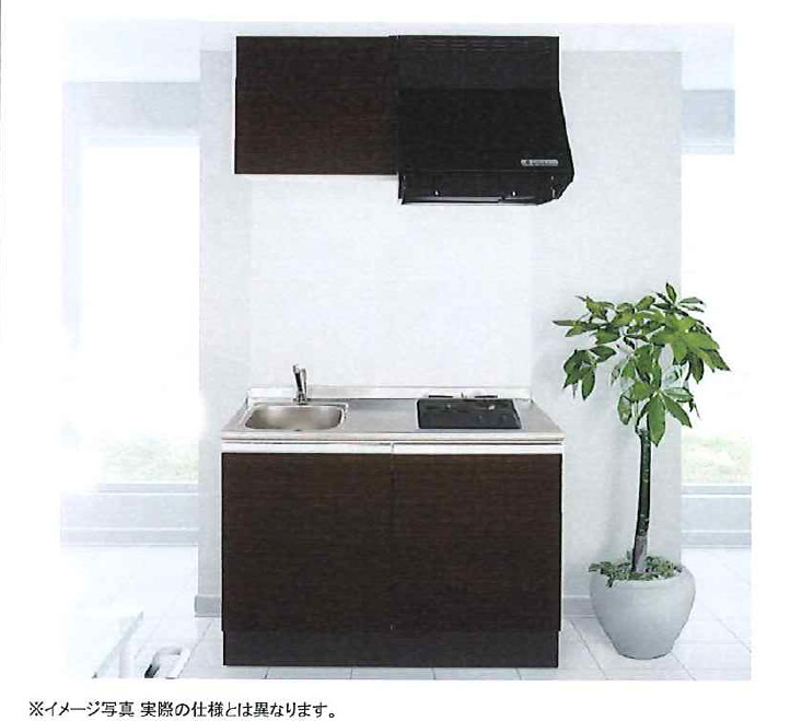 キッチン　※イメージ画像　新築につき実際の仕様と異なる場合がございます