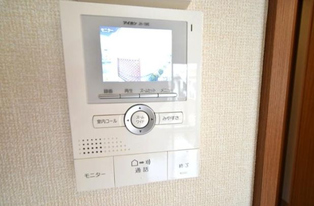 セキュリティ　モニター付きインターホンです