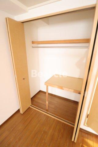 収納　たっぷりとした収納スペースです