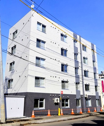 建物外観　都市ガス・Ｗｉ－Ｆｉ付ネット無料採用のマンションです♪