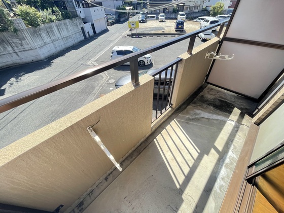 バルコニー　※別号室の写真です。