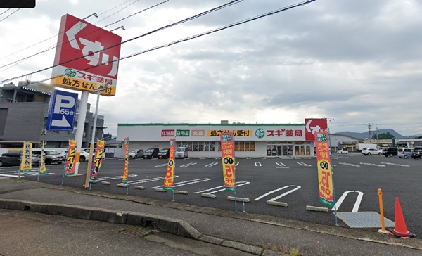 ドラックストア　スギ薬局西鯖江店（ドラッグストア）まで565m
