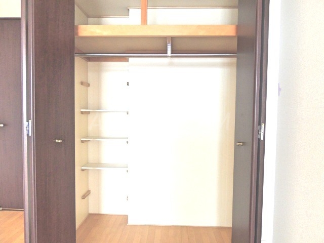収納　棚付きクローゼット