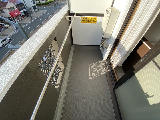 バルコニー　※別部屋の写真です