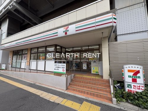 コンビニ　セブンイレブン 新馬場駅前店（コンビニ）まで154m