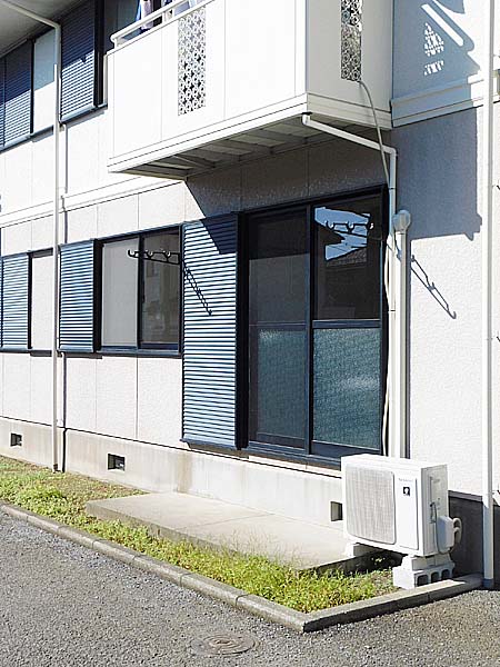 バルコニー　雨戸が設置されてます！