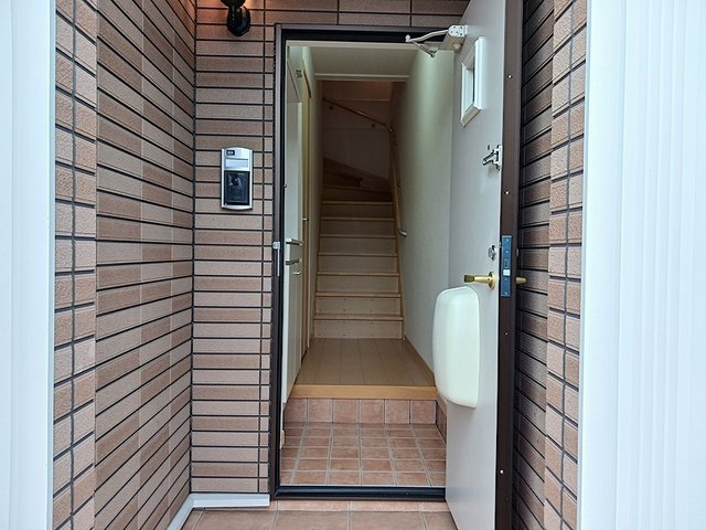 玄関　収納もある玄関です