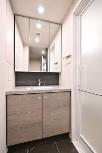 洗面設備　※別部屋の参考写真です。
