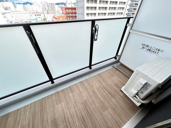 バルコニー　※別部屋の写真です
