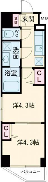 SYFORME西小山の間取り写真