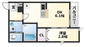 仙台市地下鉄南北線 河原町駅 徒歩7分 3階建 新築の間取り写真