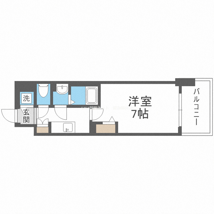 ファーストフィオーレ新梅田の間取り写真