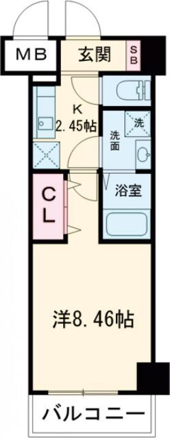 ホーリーホックの間取り写真