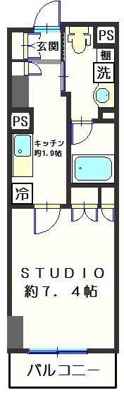 フィールA渋谷の間取り写真