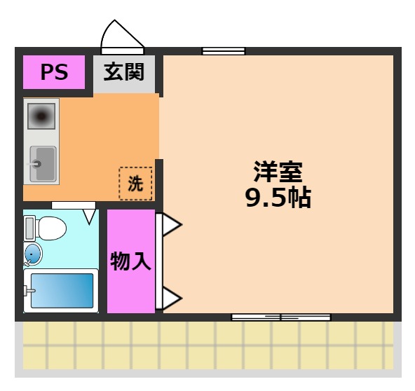 エトワール土橋の間取り写真