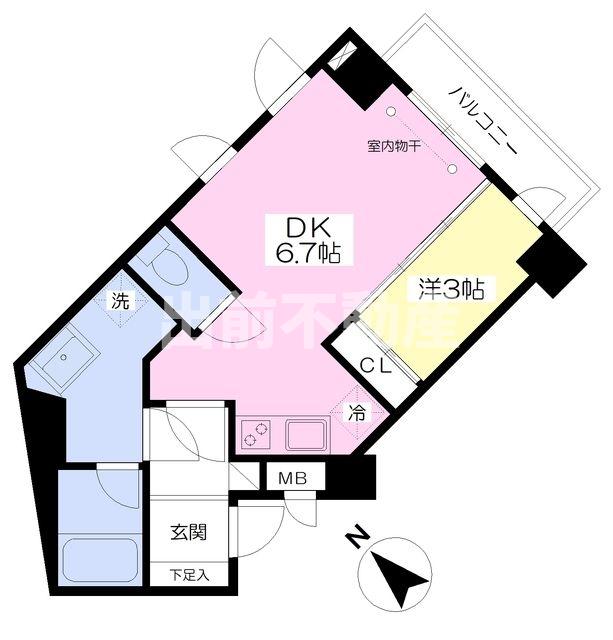 都営三田線 西巣鴨駅 徒歩7分 5階建 築16年の間取り写真