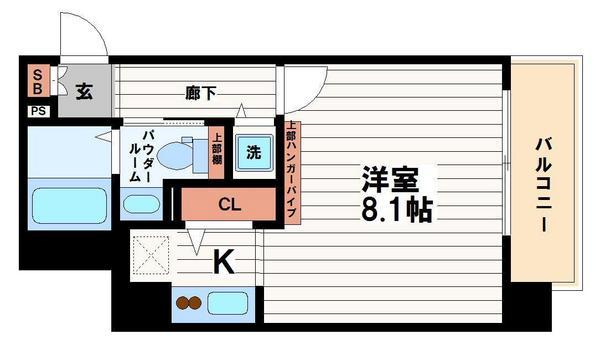 ミラージュパレス難波東レジデンスの間取り写真
