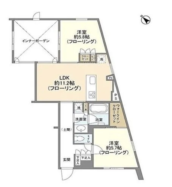 ＪＲ山手線 代々木駅 徒歩4分 3階建 築13年の間取り写真