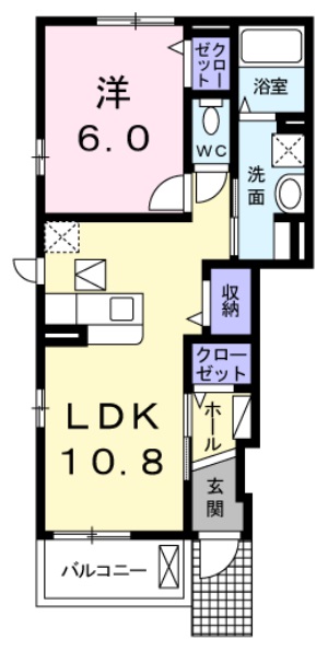 グリーンハウス睦の間取り