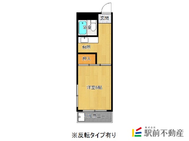 シングルライフイン西田代の間取り