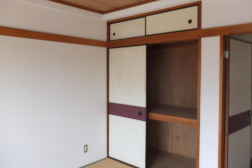 収納　和室の収納、天袋付き。