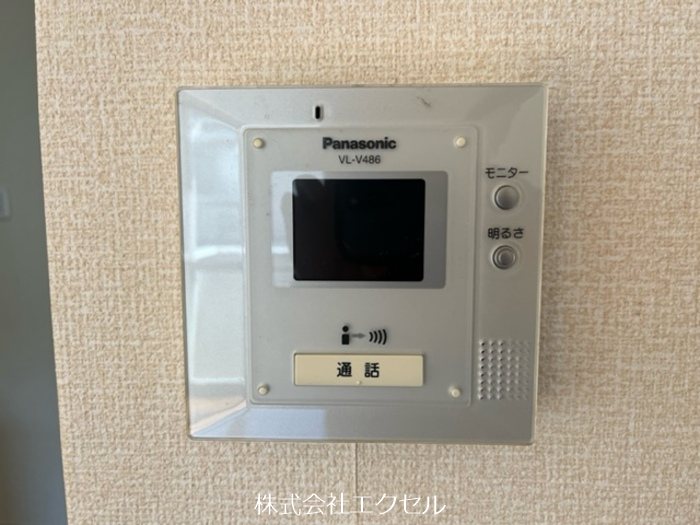 セキュリティ　モニター付きインターホンです。