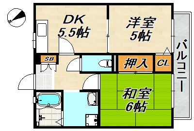 プラムハイツの間取り