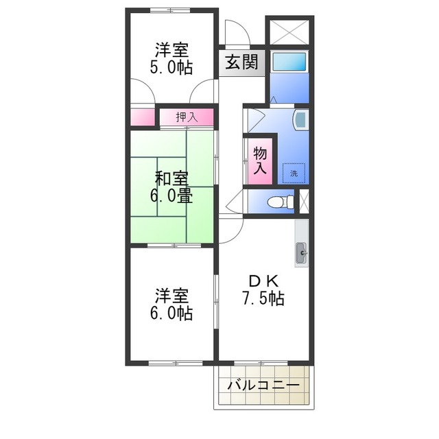 シークハウスの間取り