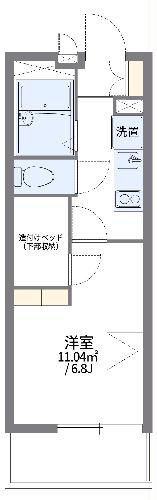 レオパレス東久保の間取り