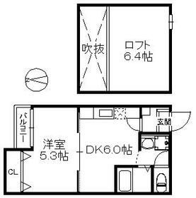 福岡市西区大字周船寺のアパートの間取り