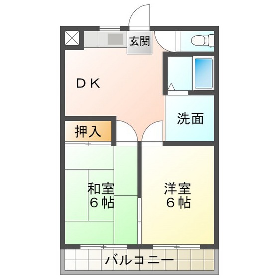 コンフォート幸の間取り