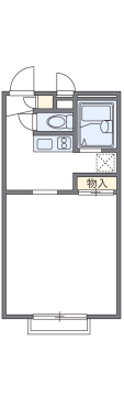 レオパレスマーガレットの間取り