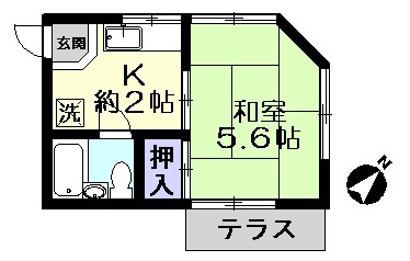 ハイツ北松戸の間取り