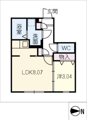 ｑｕａｄｏｒ名古屋ＷＥＳＴの間取り