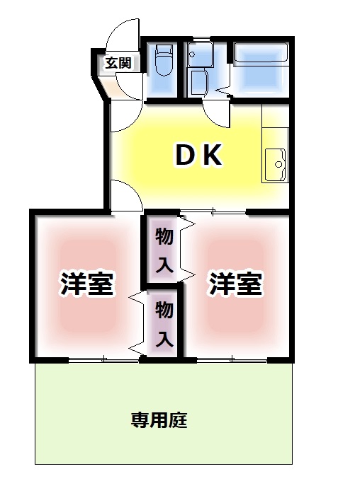 コスモスAの間取り