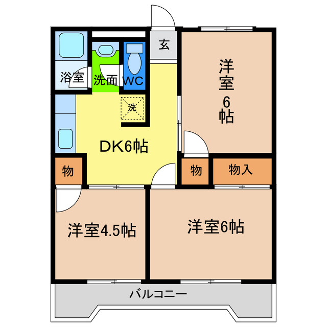 セグラ南沖洲の間取り